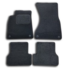 4-teiliges Velours Fußmatten