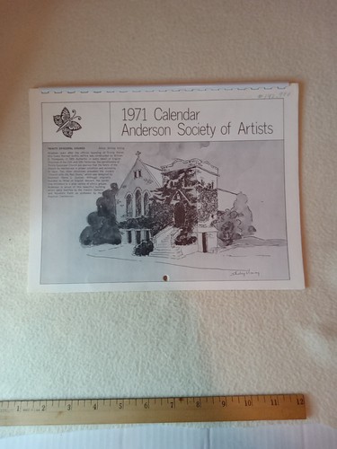Calendario 1971 anderson - calendario, in