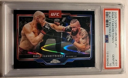 2025 topps chrome ufc - chrome, psa