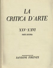 La critica d'arte XXV-XXVI