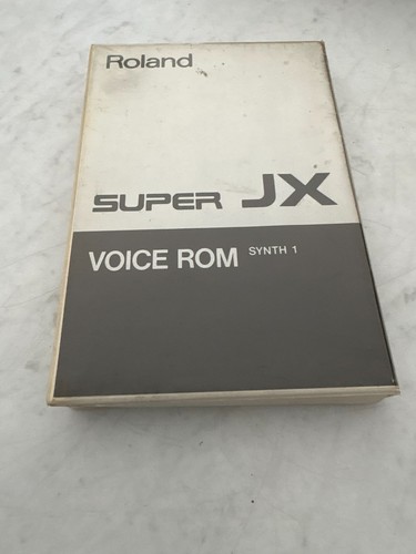 Roland super voice rom - super, jx