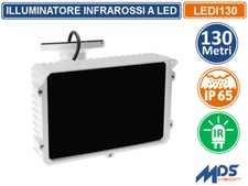 ILLUMINATORE FARO LED NOTTURNO INFRAROSSI IR 130 METRI ESTERNO PER TELECAMERE