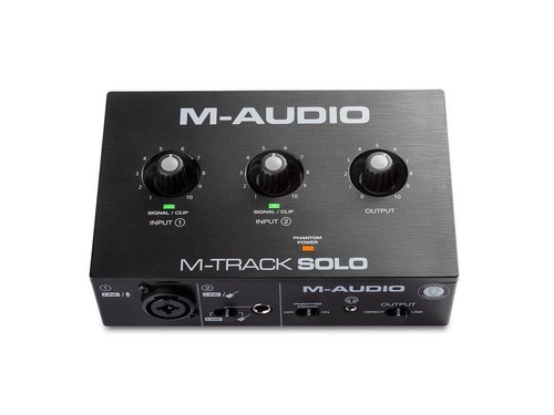 Audio track solo - m-audio, m-track