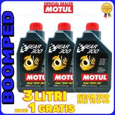 MOTUL GEAR 300 75W90 OLIO CAMBIO DIFFERENZIALE RACING SINTETICO 3 LITRI 03MO35