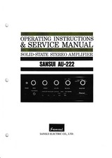 Service manual operating - service, manual-operating
