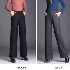 Heavy wool blend high waist - high,