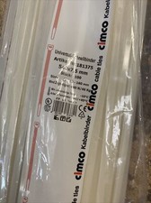 Fascetta Cablaggio CIMCO 540 X 7,5 Bianca Naturale Confezione 100 Pezzi