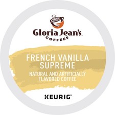 Gloria Jean's French Vanilla Supreme Coffee, Keurig K-Cups, numero 96