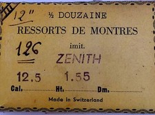 Mainspring Ressort Muelle Zugfeder Molla per ZENITH cal. 12.5  