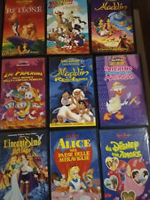 VIDEOCASSETTE INTROVABILI - 36 CARTONI ANIMATI ORIGINALI  WALT DISNEY COME FOTO