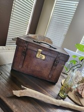 Rarissimo baule baule in pelle