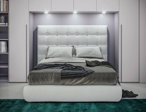 Letto imbottito brooklyn - letto,