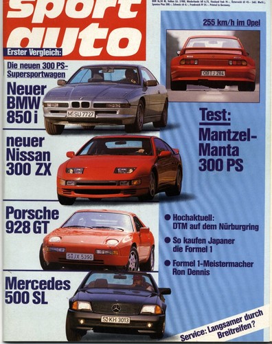 Sport auto 1990 - sport, 850i