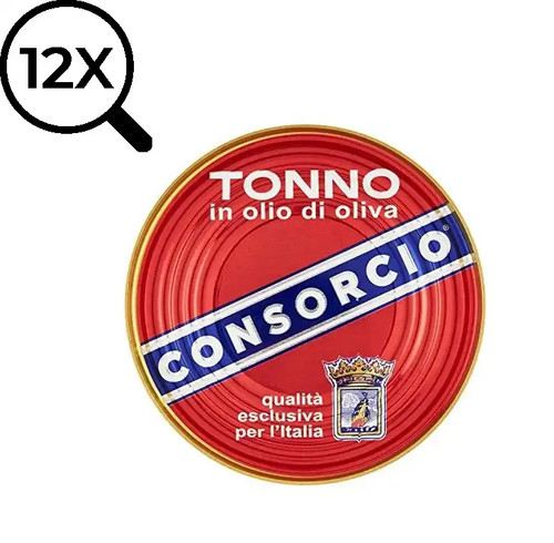 12x consorcio tonno all olio - consorcio,