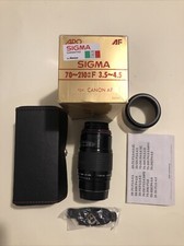 Sigma AF APO Zoom 70-210mm 70-210 mm 3.5-4.5 oliv - Sony A / Canon AF