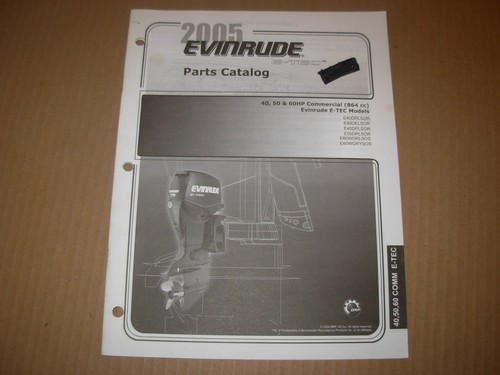 2005 evinrude commercial tec - evinrude,
