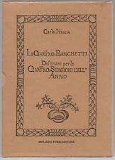 Nascia C. LI QUATTRO BANCHETTI Testi antichi di gastronomia / 13 Forni 1981