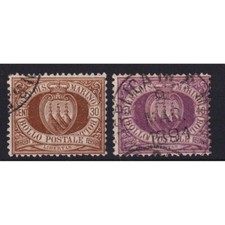 SAN MARINO 1877-90 STEMMA 30