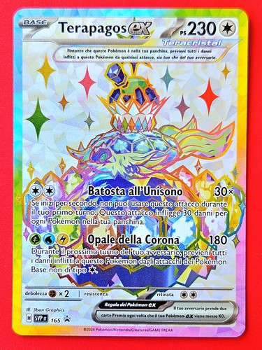 Carta pokemon terapagos - terapagos, ex