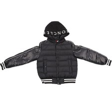 MONCLER GIACCA NERA BAMBINO
