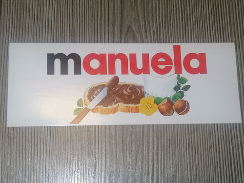 Adesivo nutella originale nome - adesivo,