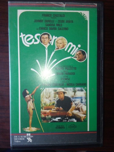 Vhs tesoro mio laurentiis - vhs,