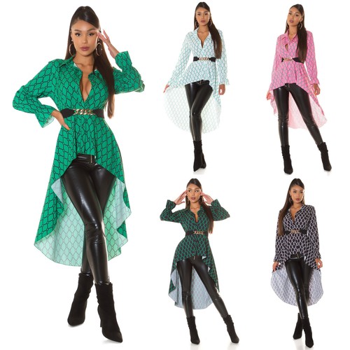 Blusa donna asimmetrica - , con