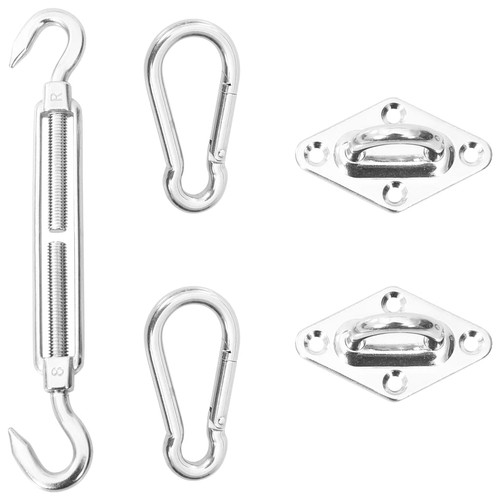 Kit fissaggio vela parasole - di,