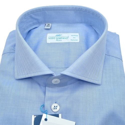 Camicia uomo spigata celeste - camicia,