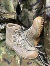 Genuine British Army Issue Desert Lowa Elite Boots! Size 3 1/2! Grade 1