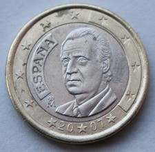 Spagna 2007, moneta da un euro