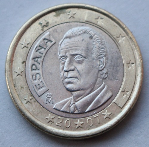 Spagna 2007 moneta un euro - moneta,