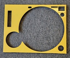 Technics Coperchio piastra frontale GIALLO per giradischi SL1200MK2 /SL1210MK2