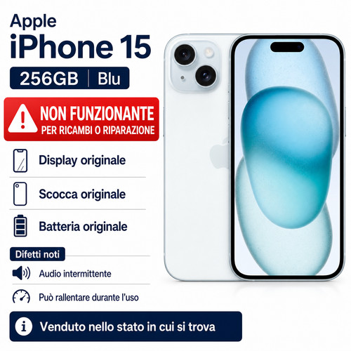 Apple iphone 256gb - iphone, blu