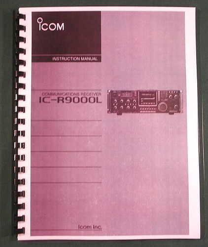 Icom r9000l manuale di - ic-r9000l,
