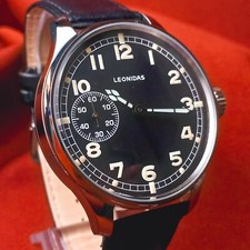 Orologio svizzero uomo Leonidas antico matrimonio orologio da polso vintage revisionato