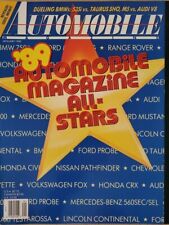 Automobile Magazine 1989 COMPLETE YEAR