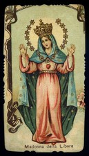 antico santino cromo-holy card