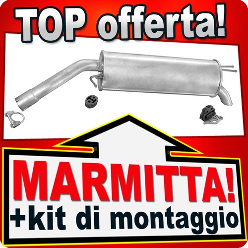 Silenziatore posteriore per