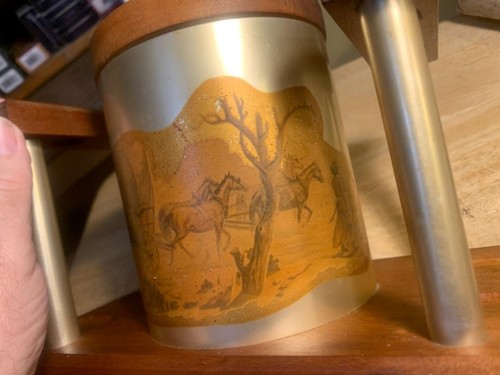 Humidor vintage western motivo