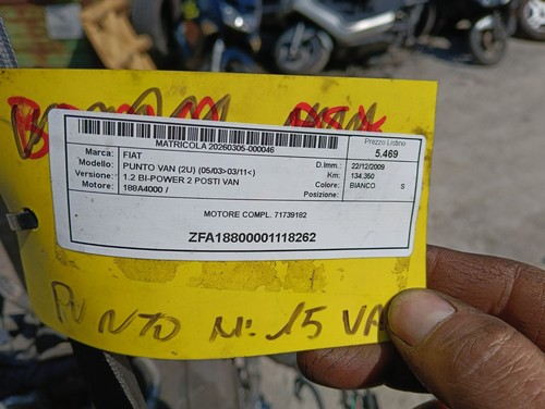 Motore fiat punto - motore,