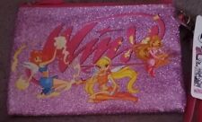 Winx Club X ROMWE borsa trucco glitter braccialetto zip pochette Bloom Flora Stella
