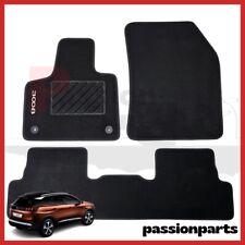 TAPPETINI PEUGEOT 3008 DAL 2016 IN MOQUETTE CON RICAMO E 2 FISSAGGI SU MISURA