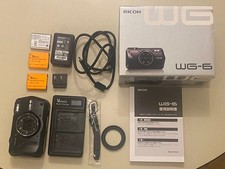 Fotocamera digitale compatta RICOH WG-6 nera 20 MP 4K impermeabile testata