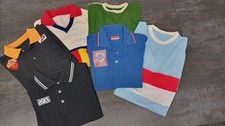 MAGLIE CALCIO IN LANETTA O COTONE, VINTAGE, LOTTO DI 6