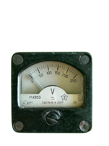 Voltmetro sovietico vintage - dc,