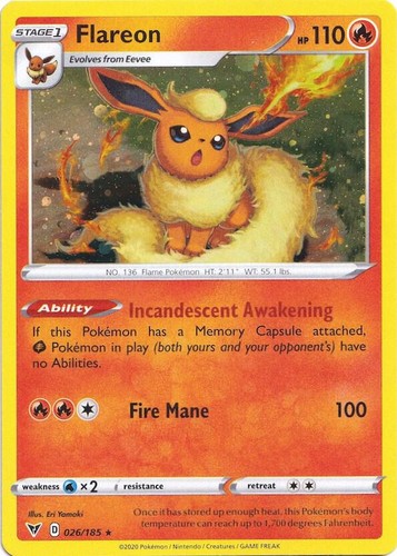 Flareon 026 185 pokemon - flareon,