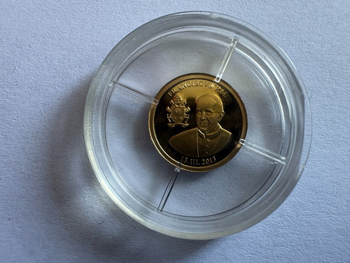 Papa francesco oro 375 - francesco, 0,375