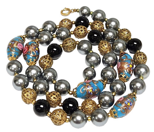 Collana vintage turchese - vintage,