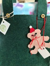 Idea regalo! Borsa + Copertina Plaid - Artigianale fatta a mano -colore Smeraldo